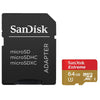 Memoria Micro SD SanDisk Extreme 64GB, Clase 10