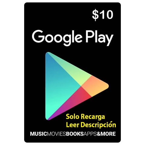 Tarjeta de Regalo Google Play