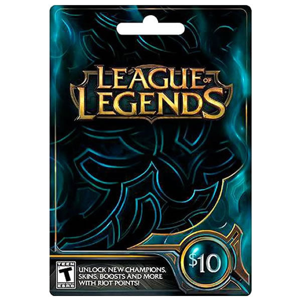 Tarjeta de Juego League Of Legends