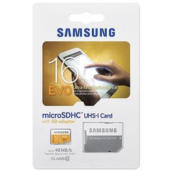 Memoria Micro SD Samsung EVO 16GB + Adaptador USB